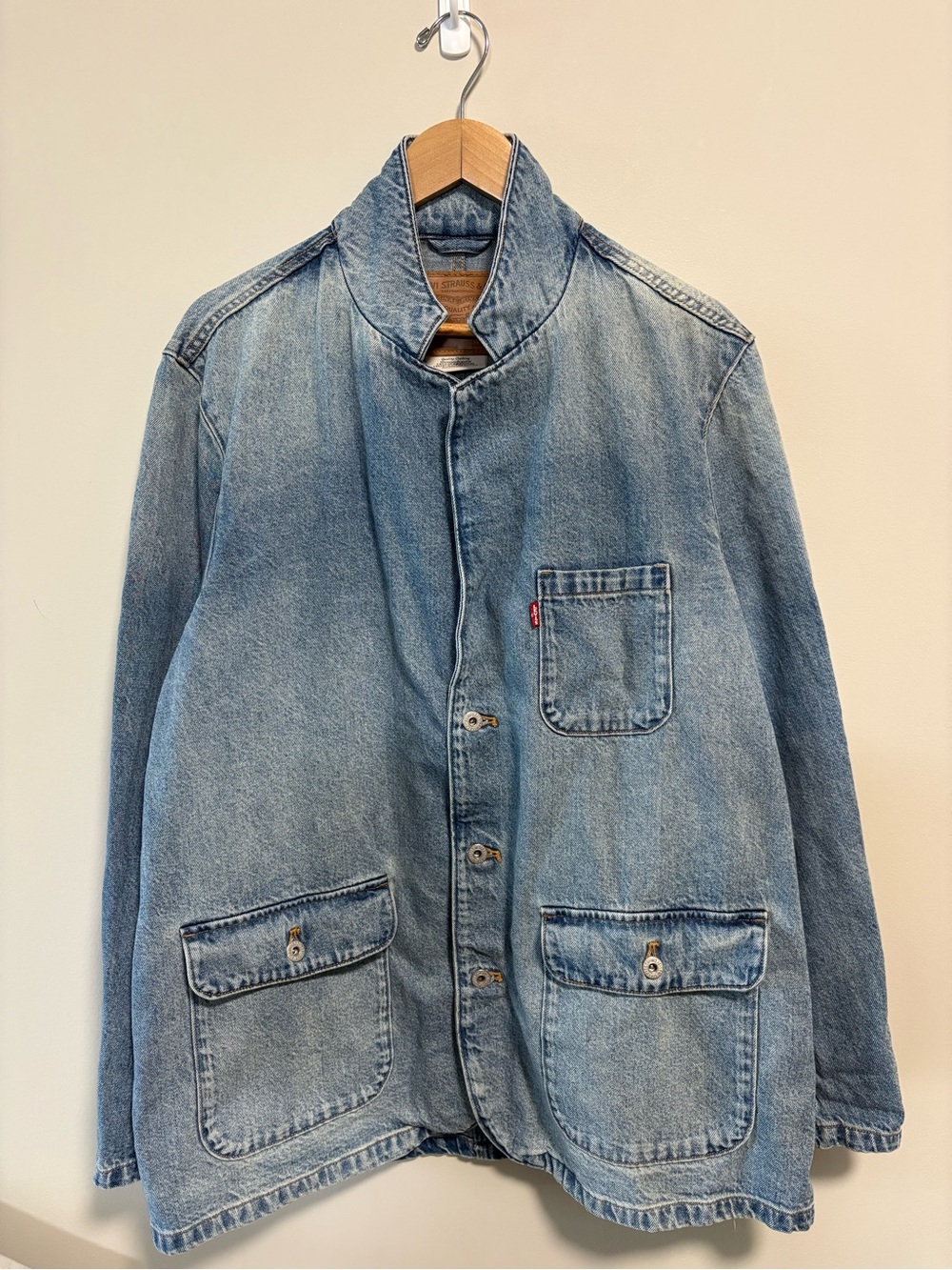 Levi’s Premium Denim Chore Jacket L Blue Wash Workwear